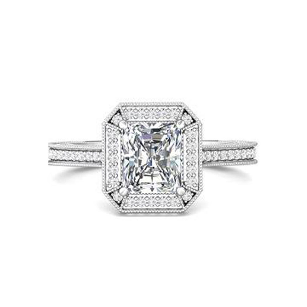 Radiant princess cut on sale diamond