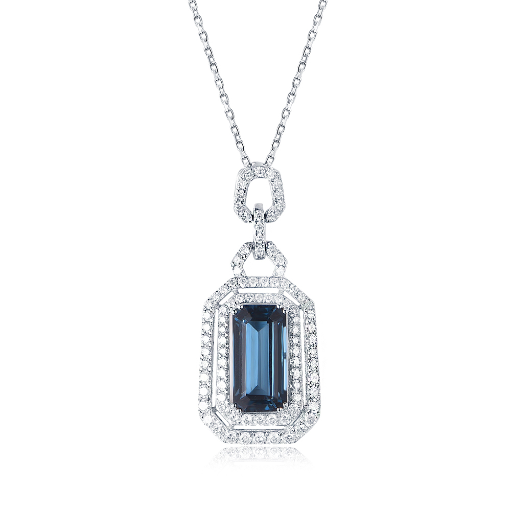 london blue pendant