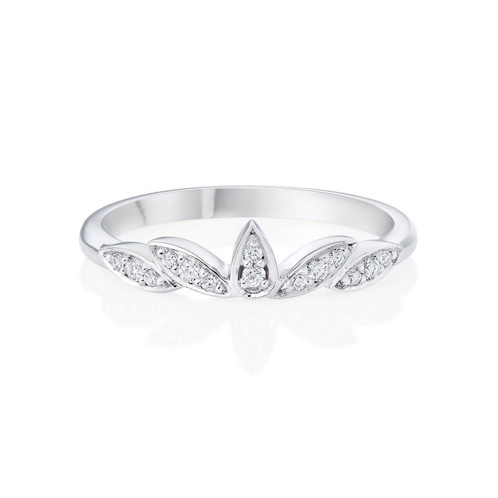 petal engagement ring