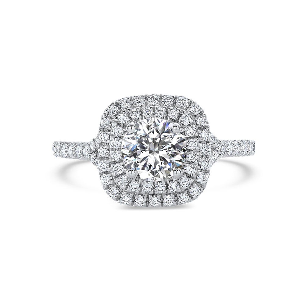 Cheap round deals engagement rings