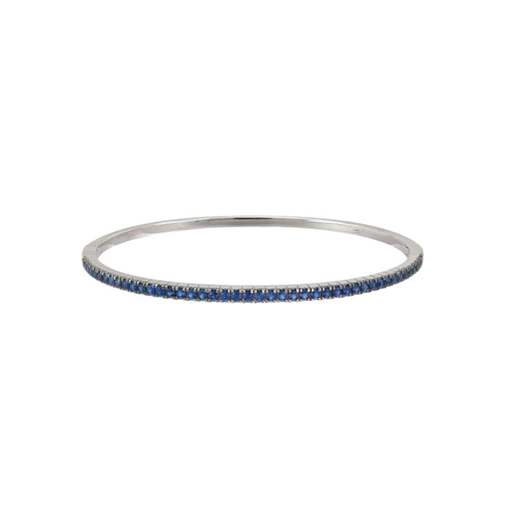 White gold and sale sapphire bracelet