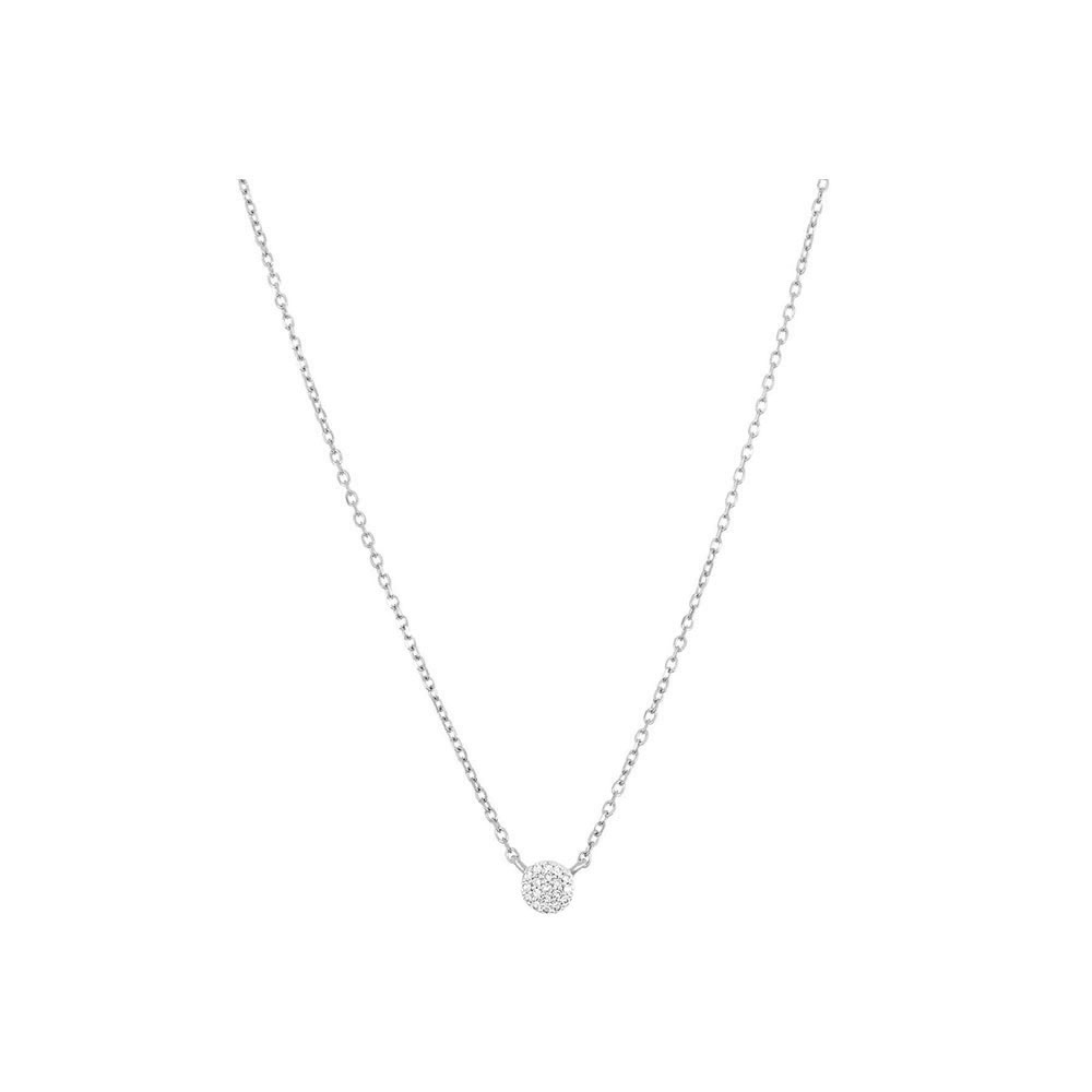 White gold black 2025 diamond necklace