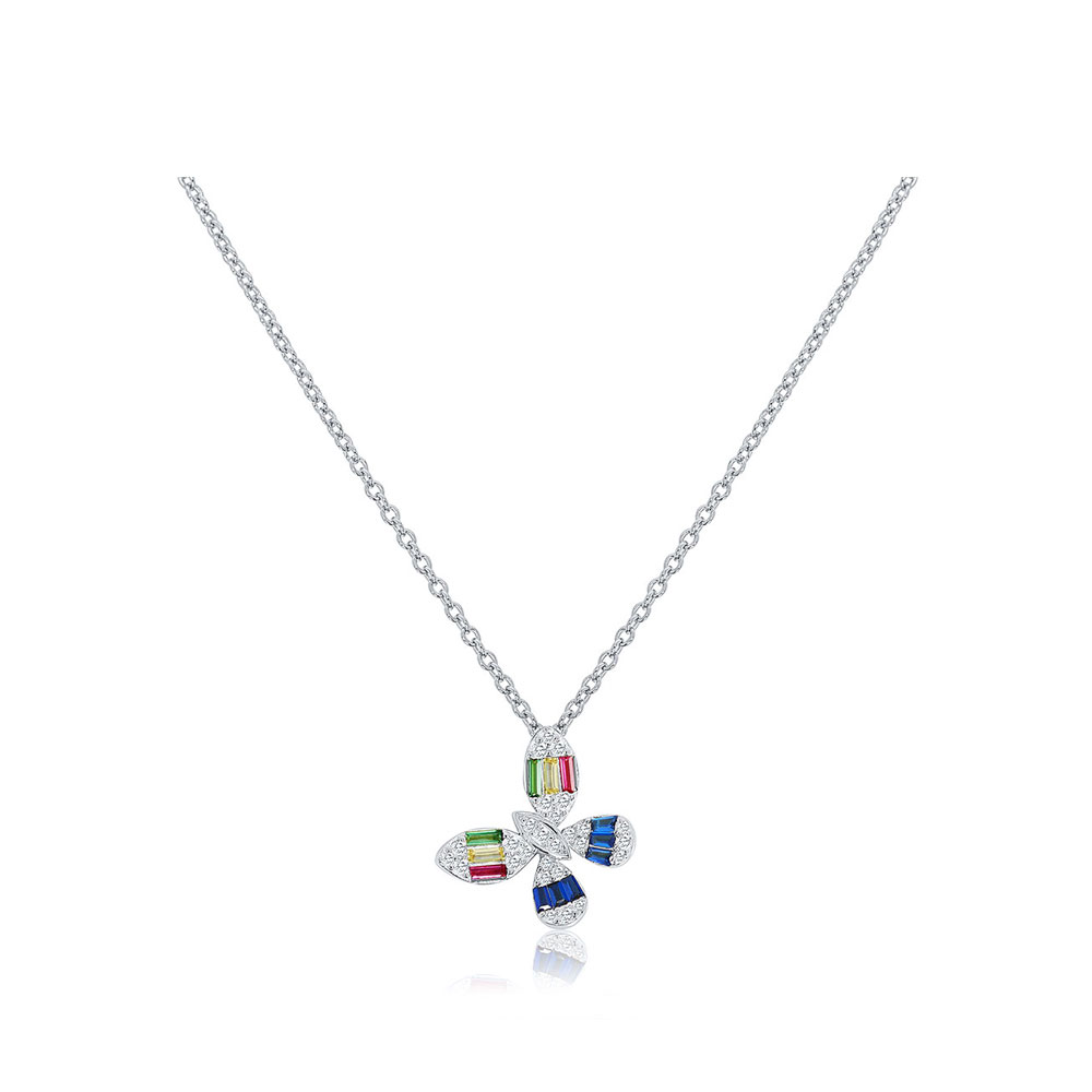 rainbow pendant necklace