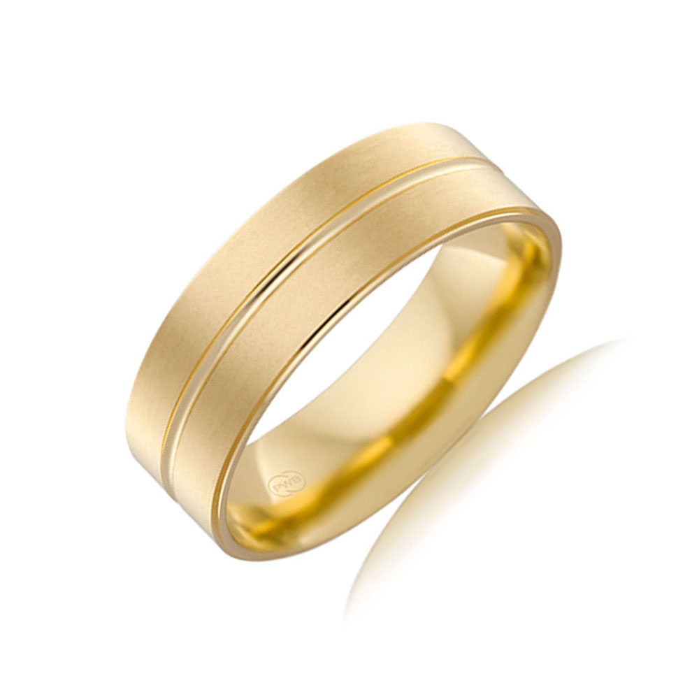 Plain Wedding Ring Yellow Gold | Temple & Grace Singapore