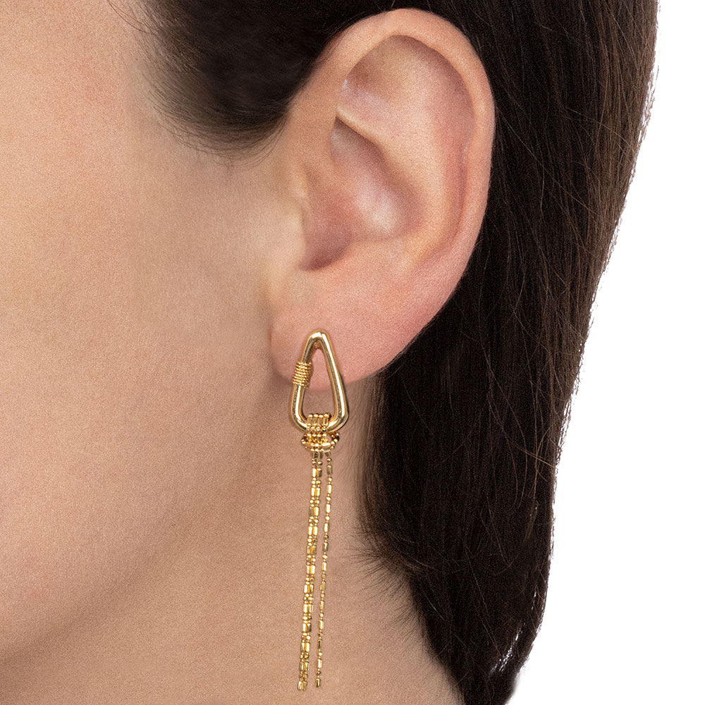 Chain drop deals earrings gold